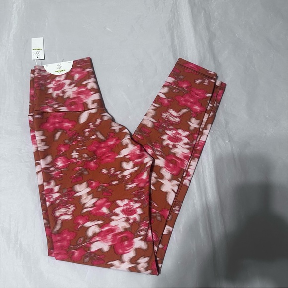aerie Pants - Offline By Aerie Real Me 7/8 Hi-rise Brown Floral Leggings Size Medium